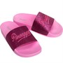 Pineapple Junior Sliders Fuchsia Glitter
