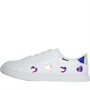 Pineapple Junior Girls Heart Trainers White/Hologram