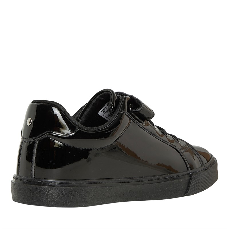 Pineapple Junior Girls Toni Trainers Black PU