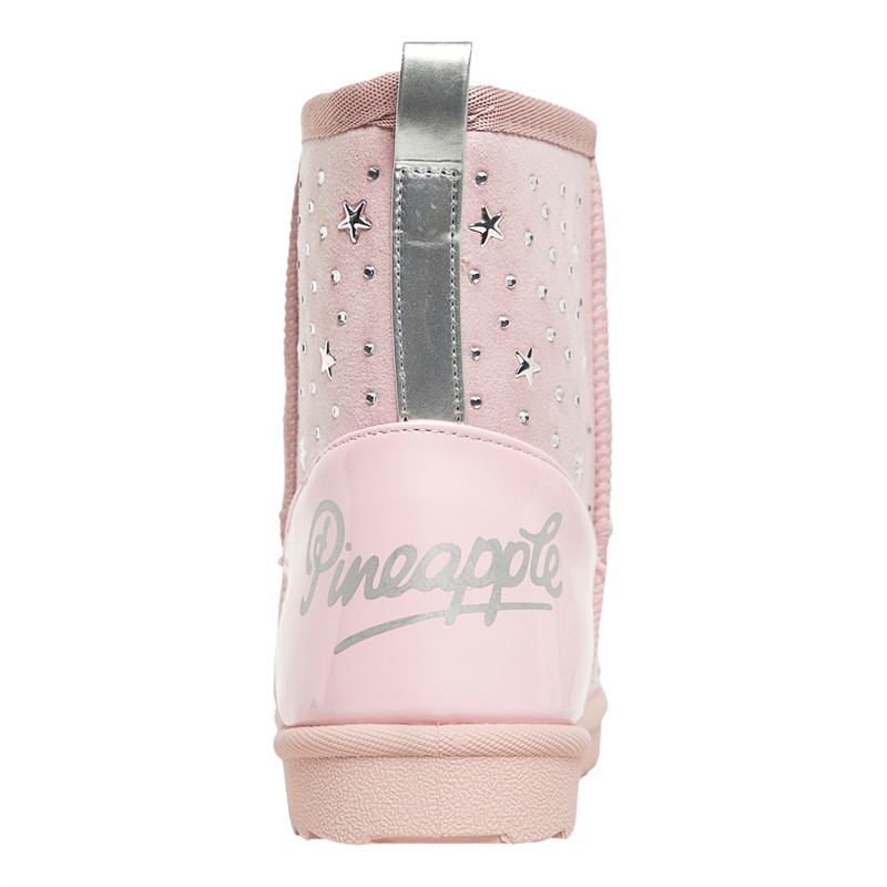 Pineapple Junior Girls Star Huggy Boots Pink