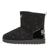 Pineapple Junior Girls Star Huggy Boots Black