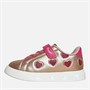 Pineapple Girls Light Up Cupsole Trainers Pink/Rose Gold