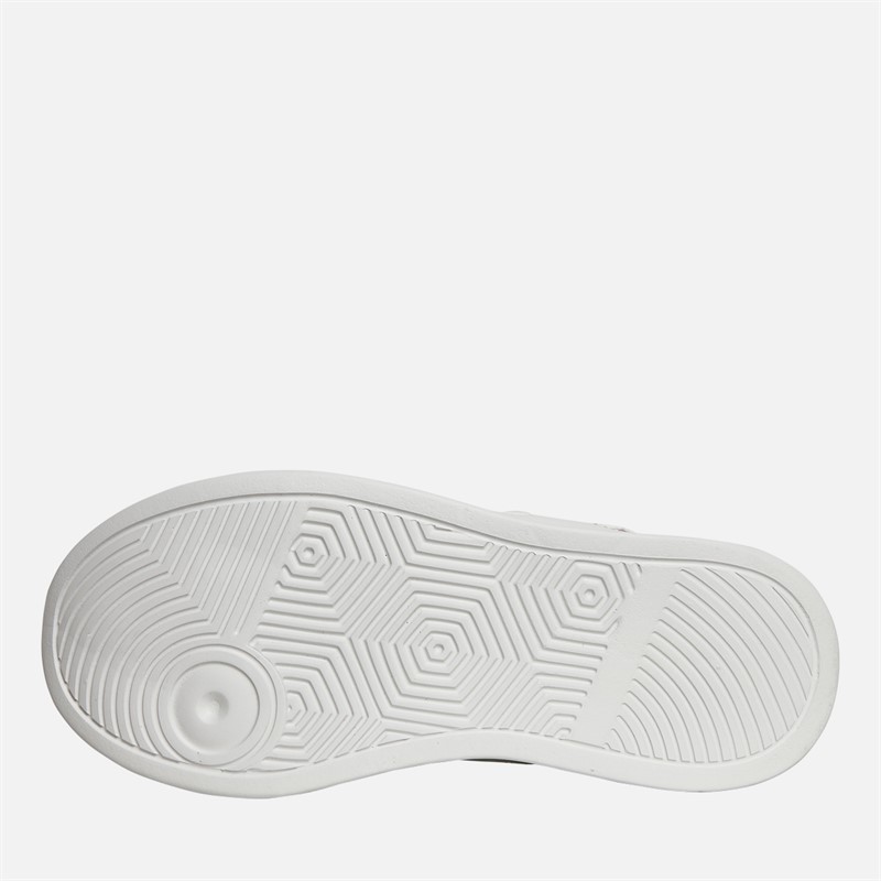 Pineapple Girls Light Up Cupsole Trainers White/Pink