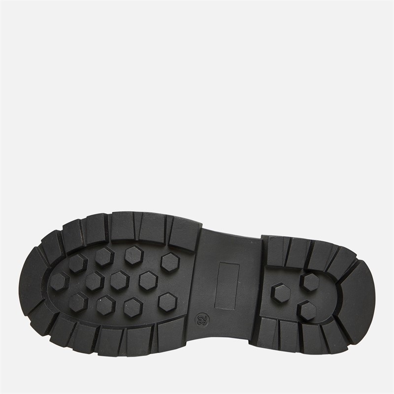 Pineapple Girls Chunky Chelsea Boots Black Patent