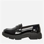 Pineapple Junior Girls Chunky Loafers Black Patent