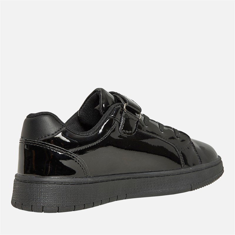 Pineapple Girls Toni Trainers Black Patent