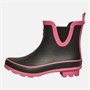 Pineapple Junior Girls Chelsea Boot Wellies Black/Fuschia