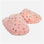 Pineapple Infant Girls Heart Mule Slippers Pink