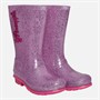 Pineapple Girls Glitter Wellies Lilac