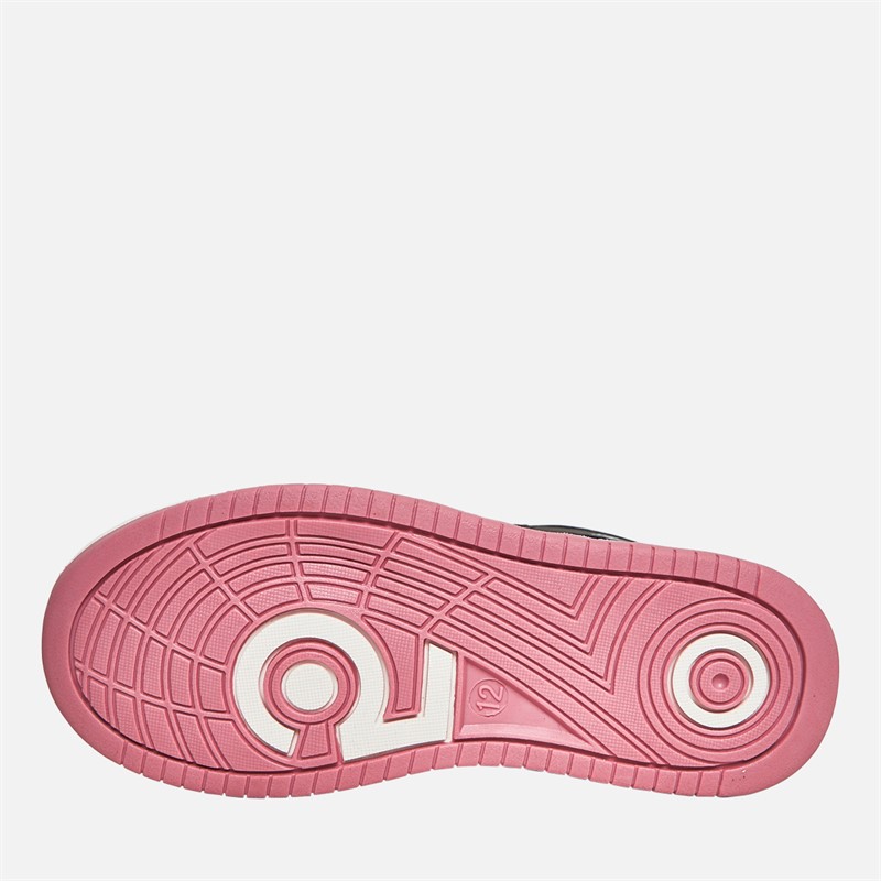 Pineapple Junior Girls Star Hi Top Trainers Black