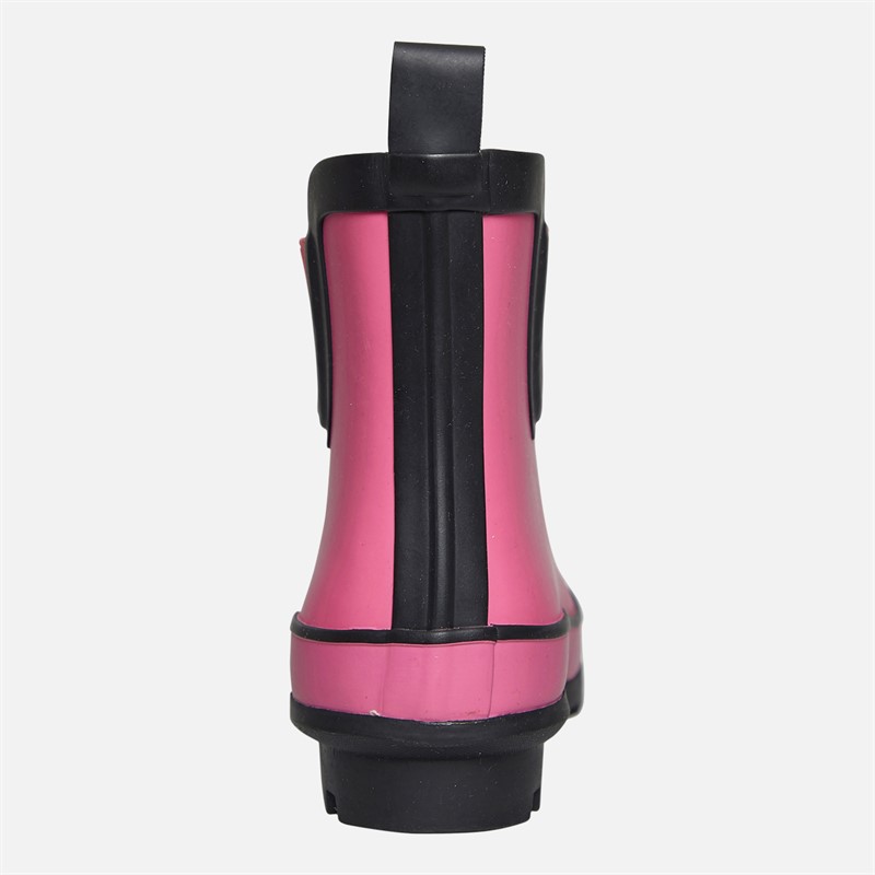 Pineapple Girls Chelsea Boot Wellies Fuschia/Black