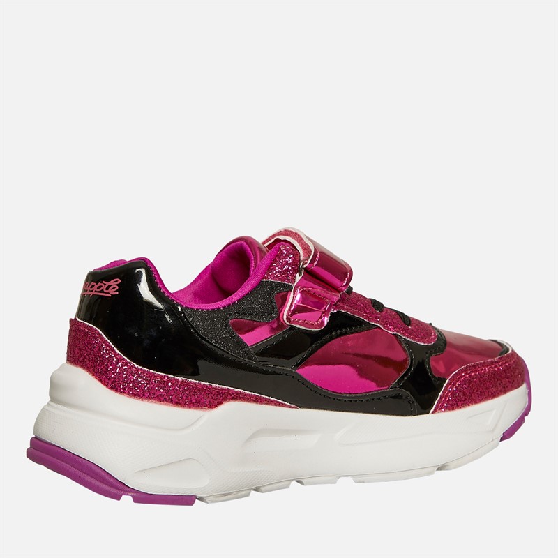 Pineapple Girls Chunky Trainers Pink/Black