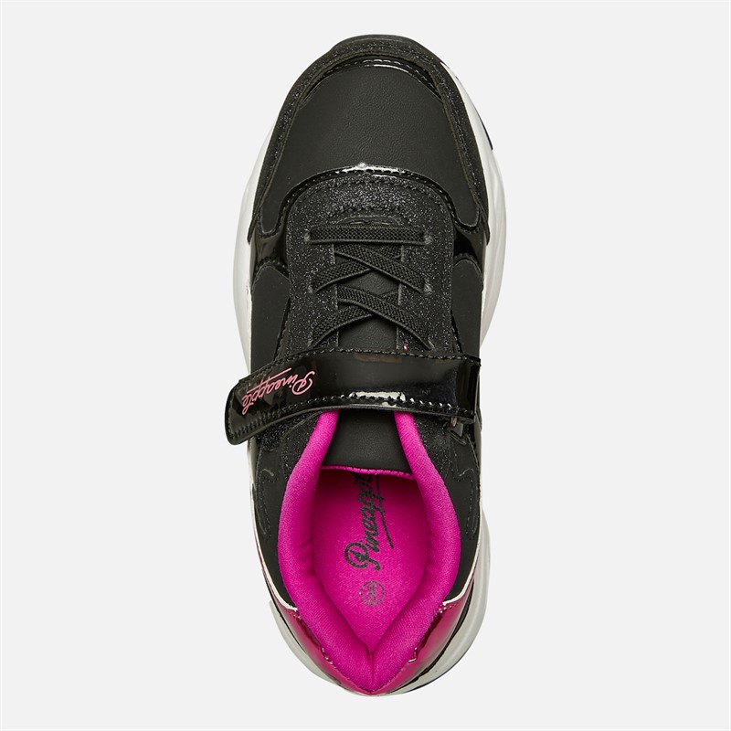 Pineapple Girls Chunky Trainers Black/Pink