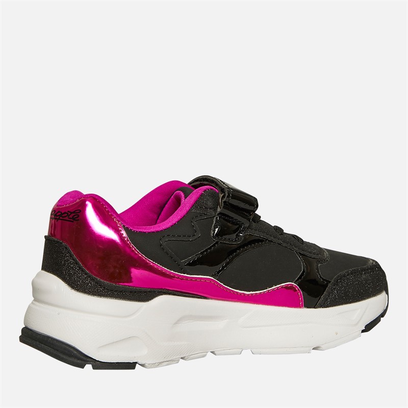 Pineapple Girls Chunky Trainers Black/Pink