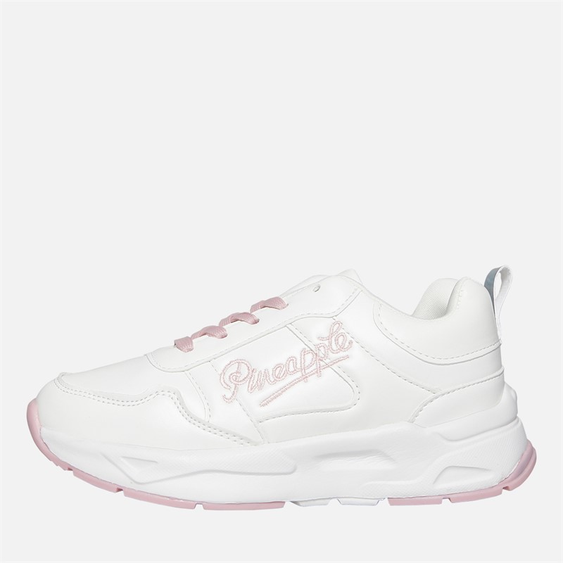 Pineapple Junior Girls Chunky Trainers White