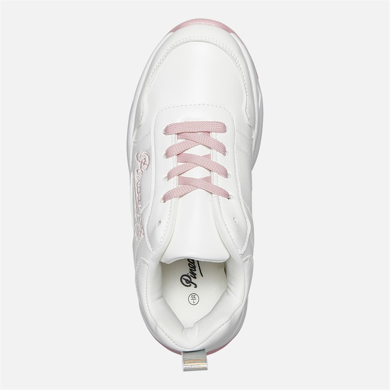 Pineapple Junior Girls Chunky Trainers White