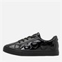 Pineapple Junior Girls Toni Hearts Trainers Black Patent