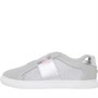 Pineapple Junior Mesh Elasticated Slip On Trainers Silver