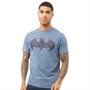 DC Comics Herrer Mono Batman T-Shirt Indigoblå
