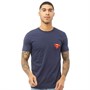 DC Comics Tee-Shirt Superman Homme Bleu Marine
