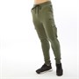 OKAMI Sport Mens Drill Cargo Fleece Joggers Khaki