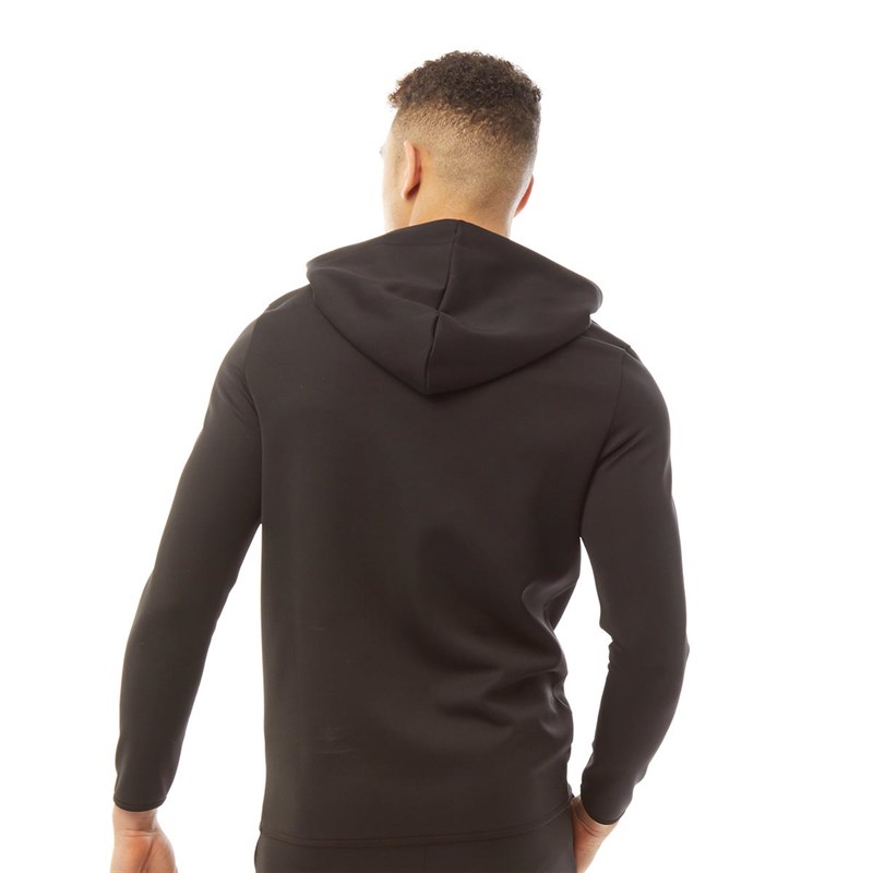 OKAMI Sport Mens Century Poly Training Hoodie Black