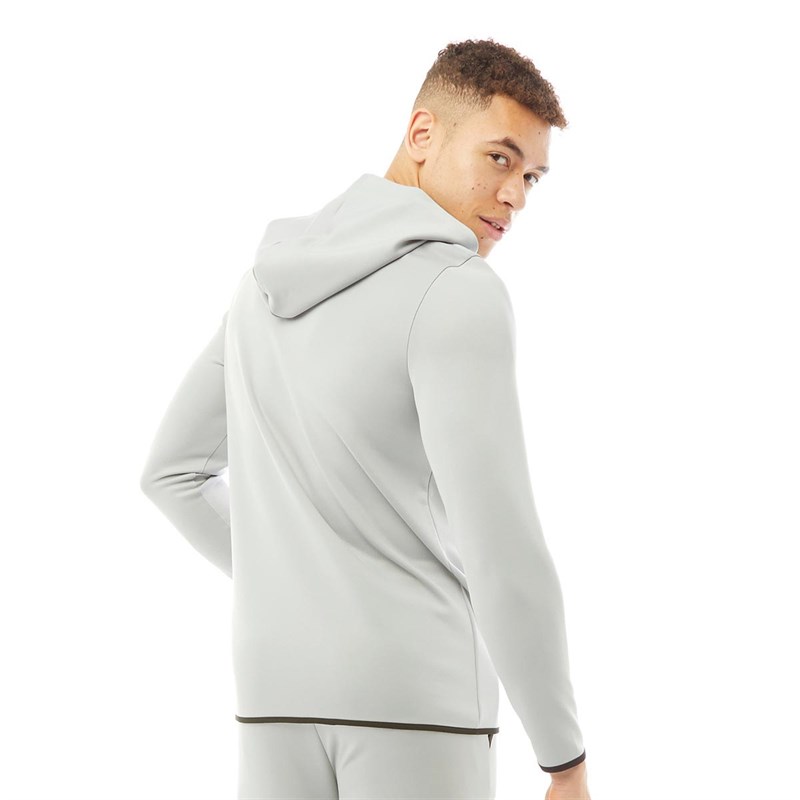 OKAMI Sport Mens Century Poly Training Hoodie Light Grey