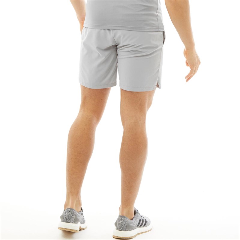 OKAMI Sport Mens Ninja 7 Inch Training Shorts Light Grey