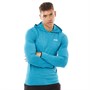 OKAMI Sport Mens Process Hooded Training Top Teal Spacedye