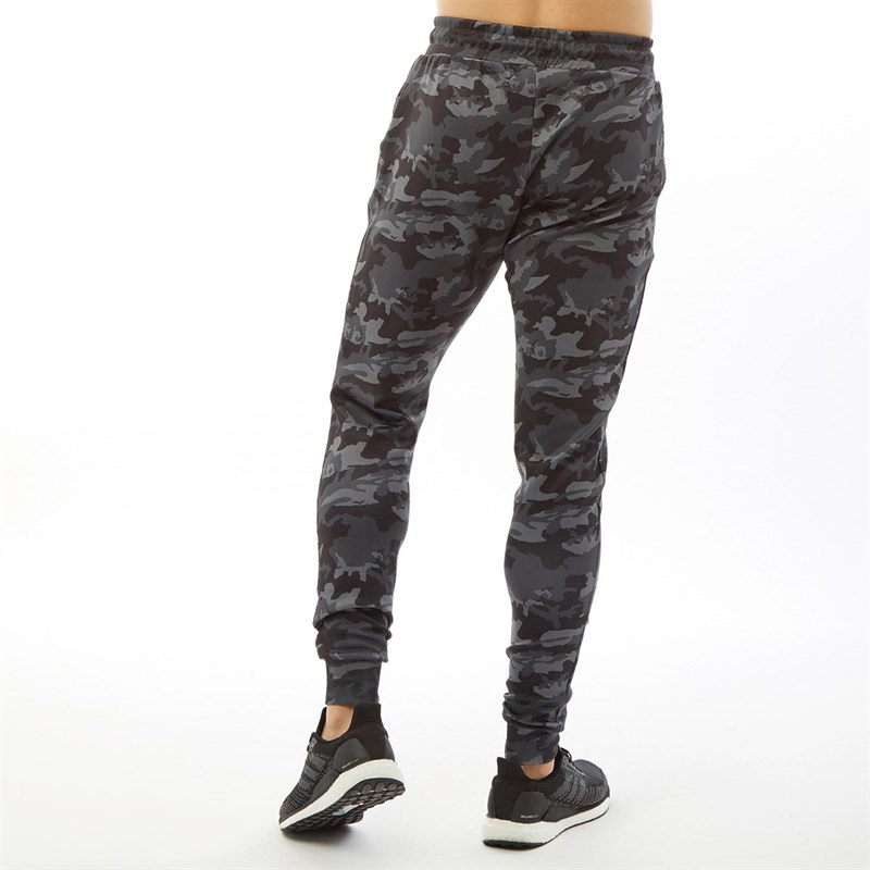 OKAMI Sport Mens Bootcamp Printed Track Pants Black Camo