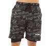 OKAMI Sport Mens Unit 2 In 1 7 Inch Shorts Black Camo