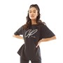 COMMON PLACE Womens Logo T-Shirt Black