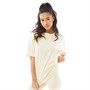 COMMON PLACE Dame Signature T-Shirt Ecru