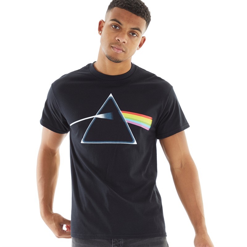 Pink Floyd Mens Dark Side Prism T-Shirt Black