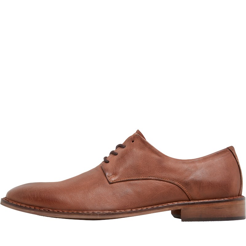 Buy Onfire Mens Leather Derby Shoes Tan