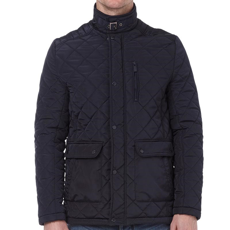 Buy Onfire Mens Quilted Jacket Navy