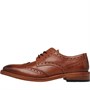 Onfire Mens Leather Goodyear Welted Leather Sole Brogues Tan