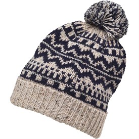 Onfire Heren Nepp Fairisle Muts Marineblauw onfire kopen in de aanbieding
