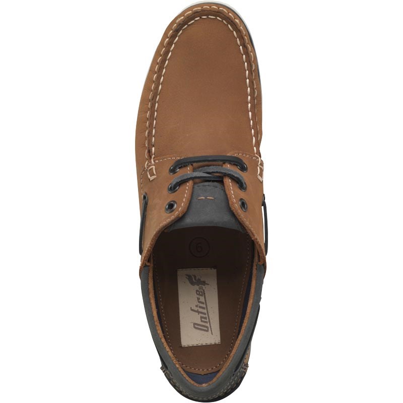 navy tan boat shoes