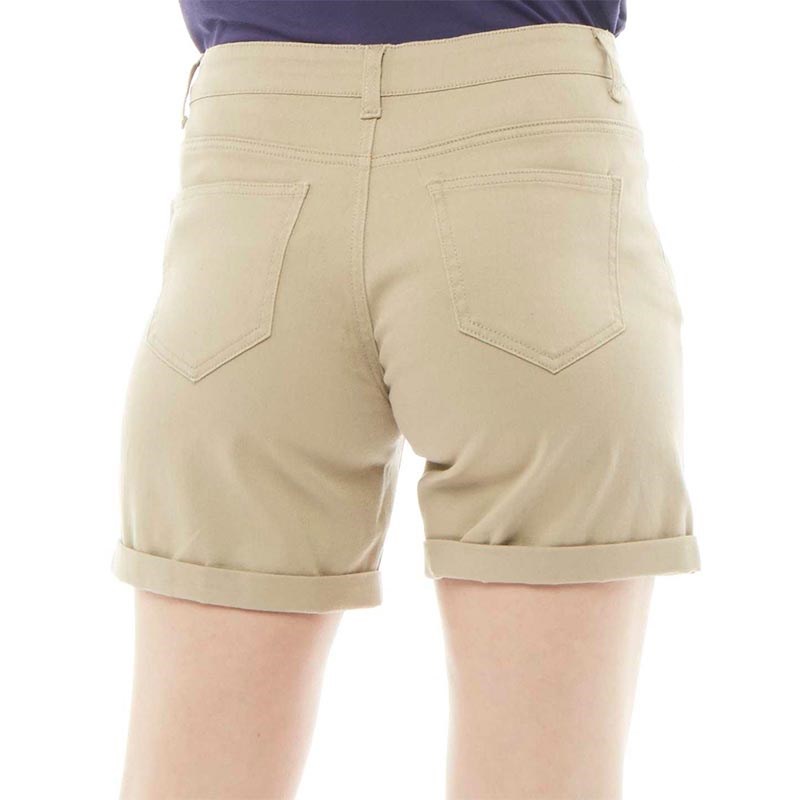 Buy Onfire Womens Stretch Twill Shorts Stone