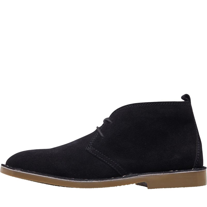 Buy Onfire Mens Suede Desert Boots Midnight Navy