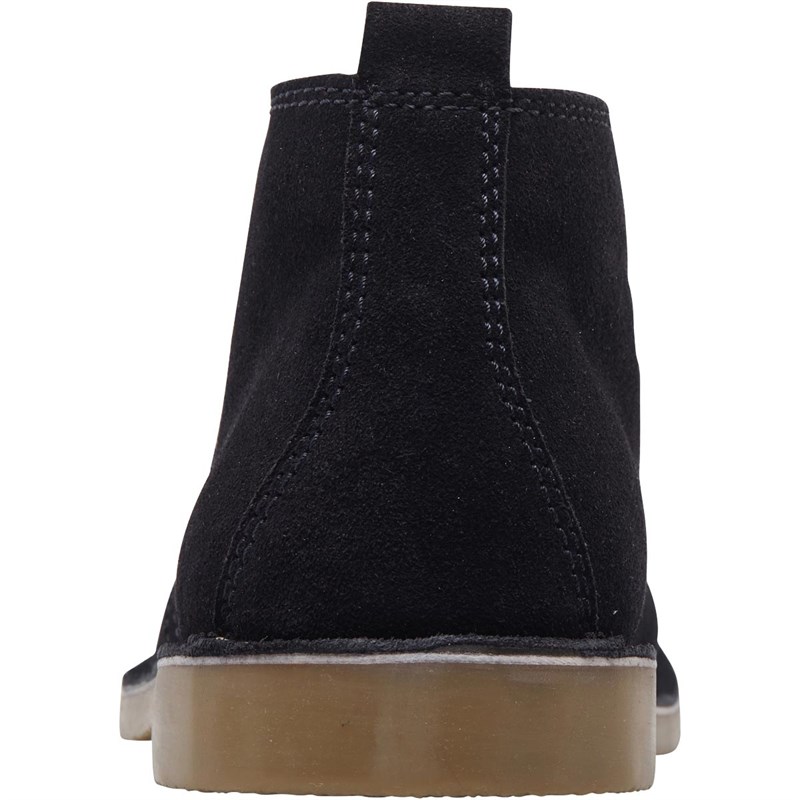 navy suede desert boots