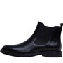 Onfire Mens Leather Chelsea Boots Black