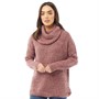 Onfire Tricot Femme Rose Foncé Chiné