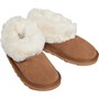 Onfire Damer Suede Slippersstøvler Kastanje