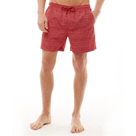 Onfire Heren Aop Zwemshort Rood onfire kopen in de aanbieding