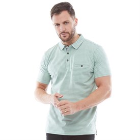 Onfire Heren Jacquard Polo Lichtgroen onfire kopen in de aanbieding