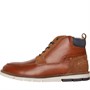 Onfire Mens Leather Borg Trim Boots Brown