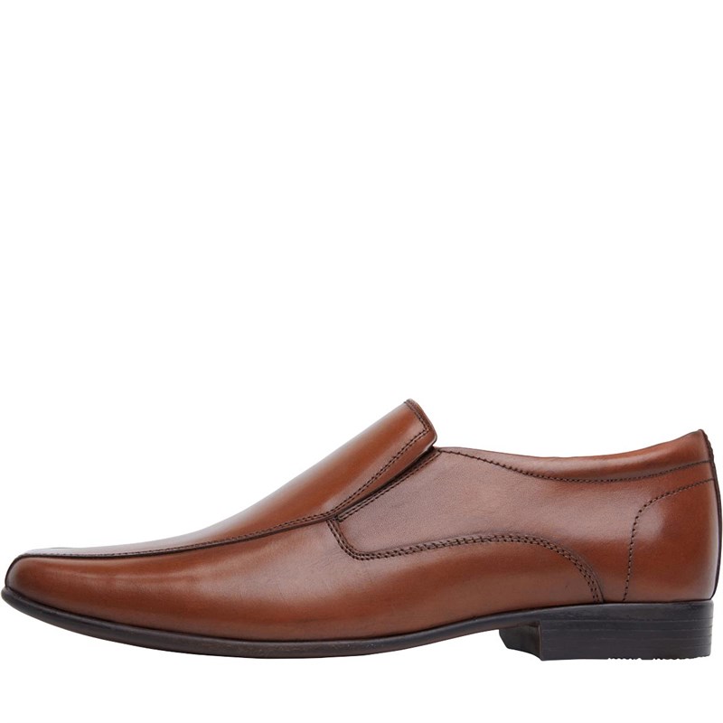 mens tan slip on shoes