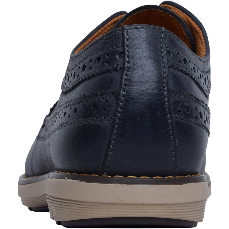 richelieu homme bleu marine